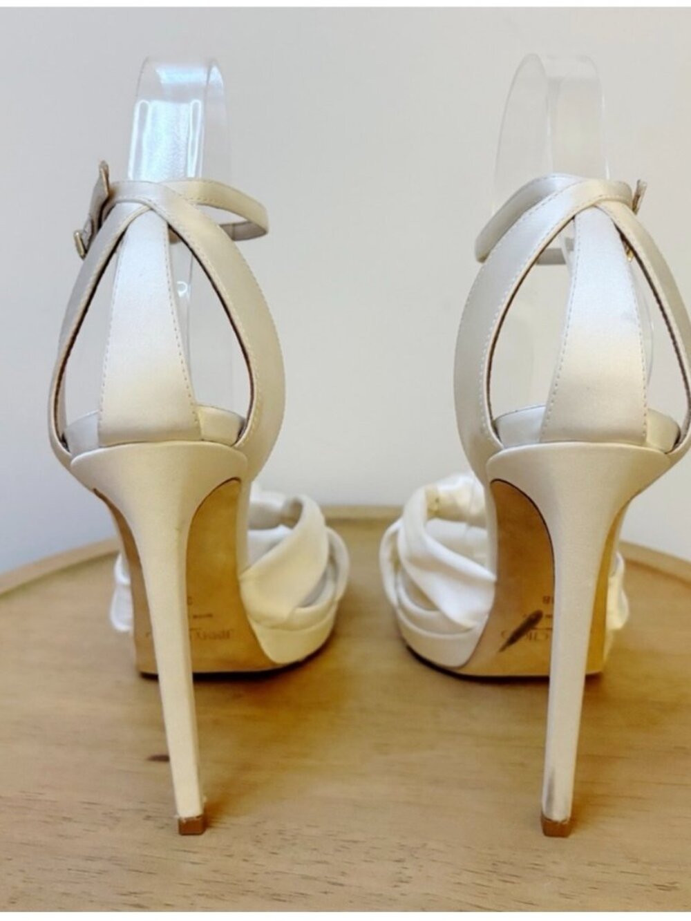 Jimmy Choo Rosie 120 Satin Heels - Picture 8 of 11